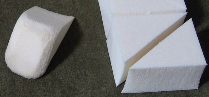 Details of cosmetic sponges