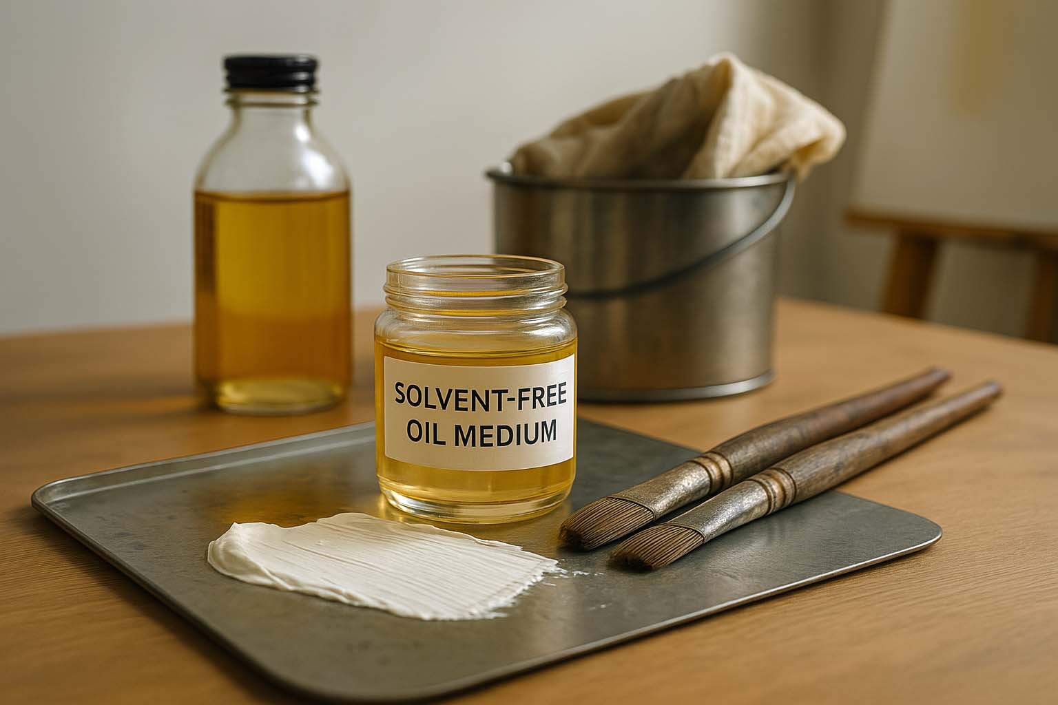 Solvent-Free Oil Mediums: Beyond Alkyds in the Modern Studio