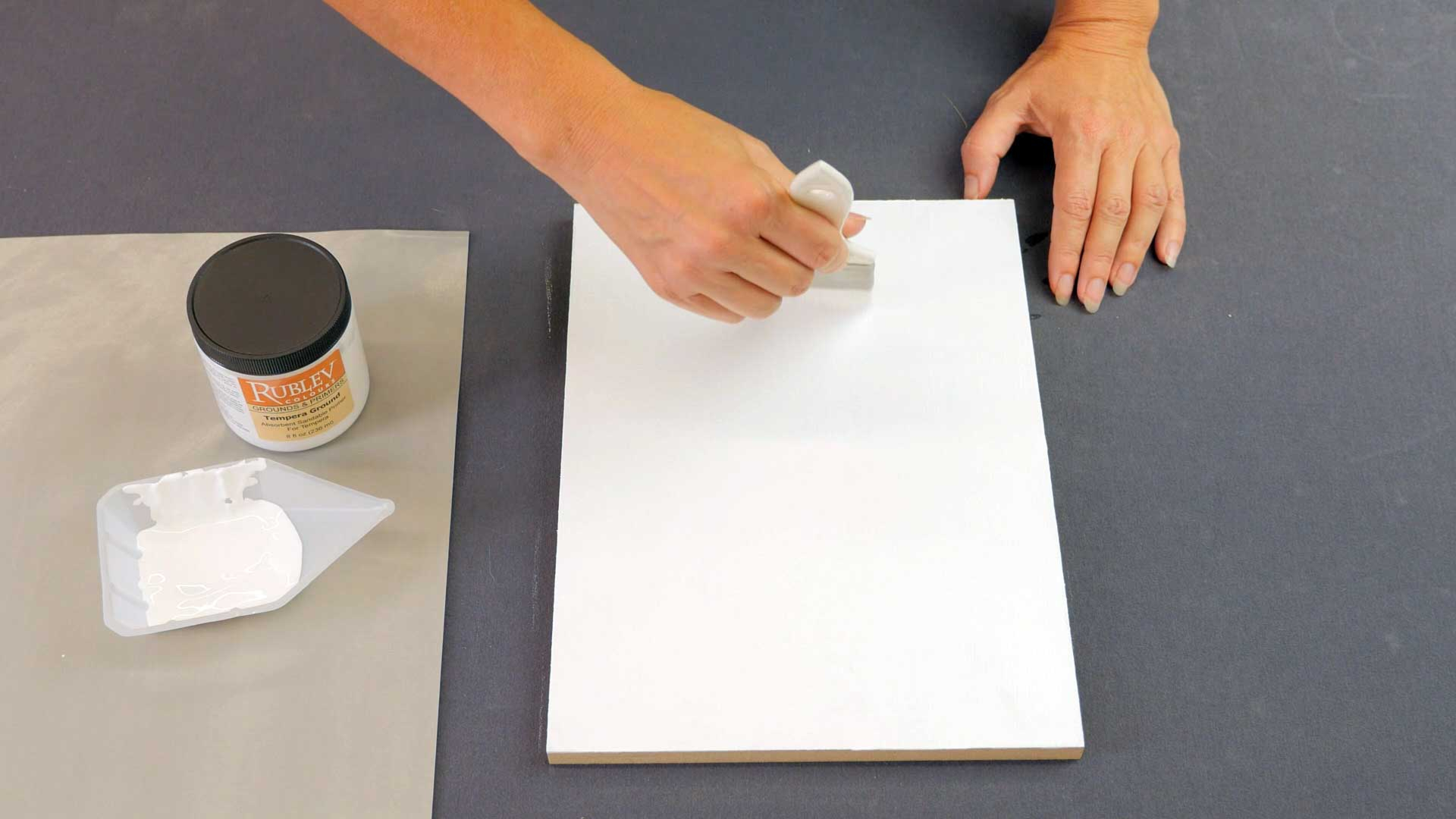 Comparison of Grounds for Tempera Painting