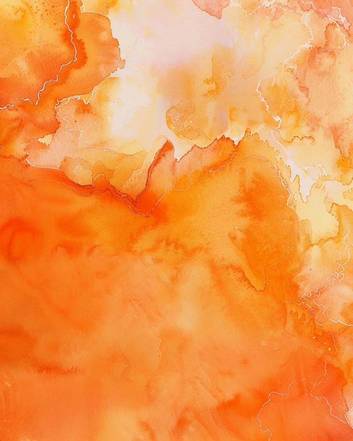 Orange Watercolors