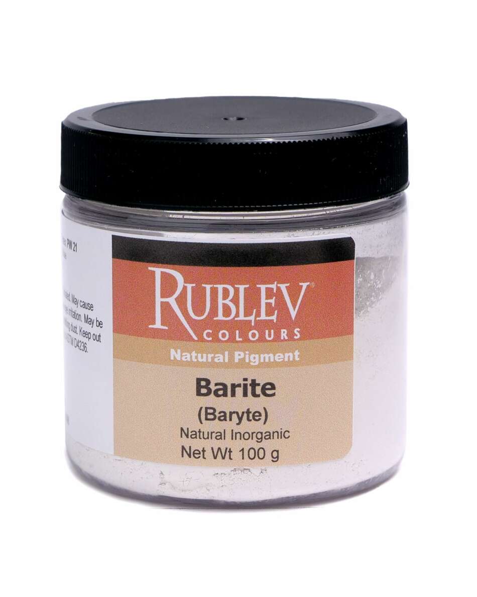 Shop Natural Pigments - Barite, Rublev Colours Barite Oil Paint