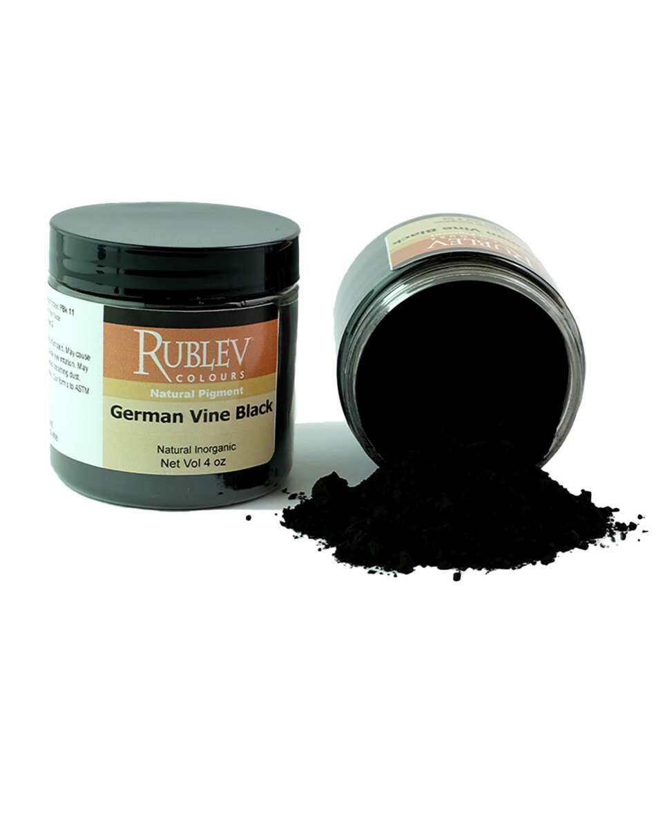 German Vine Black Oil Paint