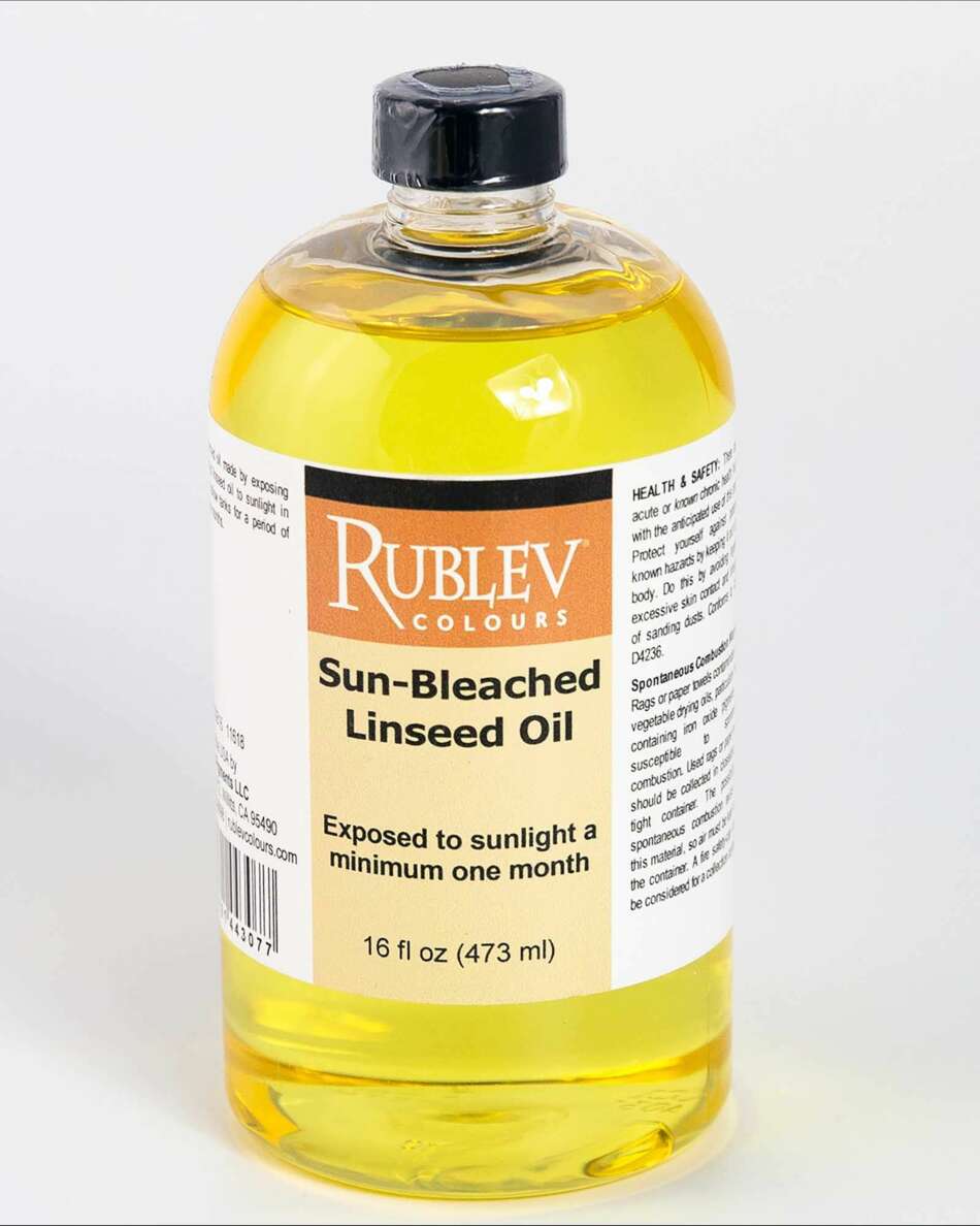 Let saunda Linseed oil for painting