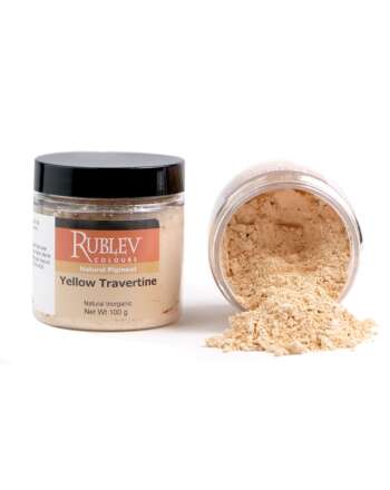 Rublev Colours Yellow Travertine Pigment