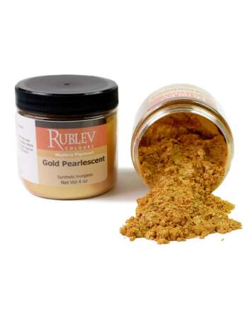 Rublev Colours Gold Pearlescent Pigment vol 4 oz