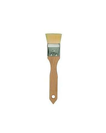 Synthetic White Goat Hair Mottler / Varnish Brush