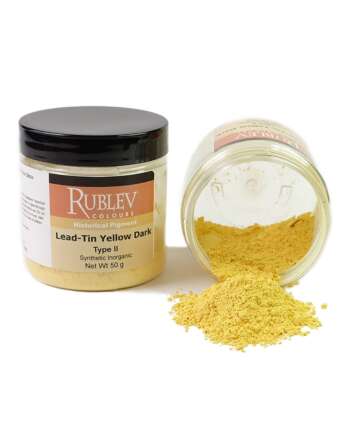Rublev Colours Lead-Tin Yellow Dark (Type II) Pigment 