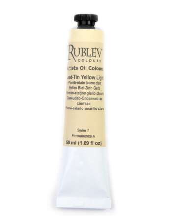 Rublev Colours Lead-Tin Yellow Light Artist Oil Paint