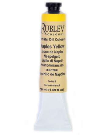Rublev Colours Naples Yellow (Lead Antimonate) Oil Paint 
