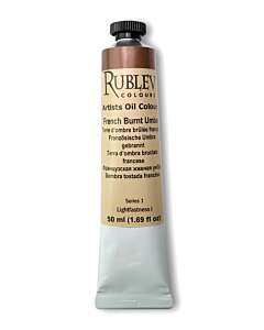 Rublev Colours French Burnt Umber Artist Oil Paint