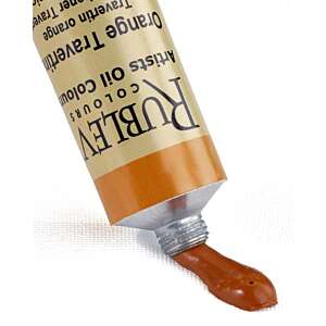 Orange Travertine Oil Paint