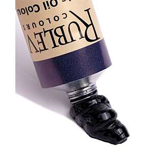 Blue Black Oil Paint