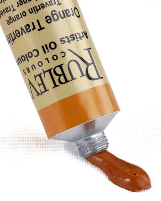 Orange Travertine Oil Paint