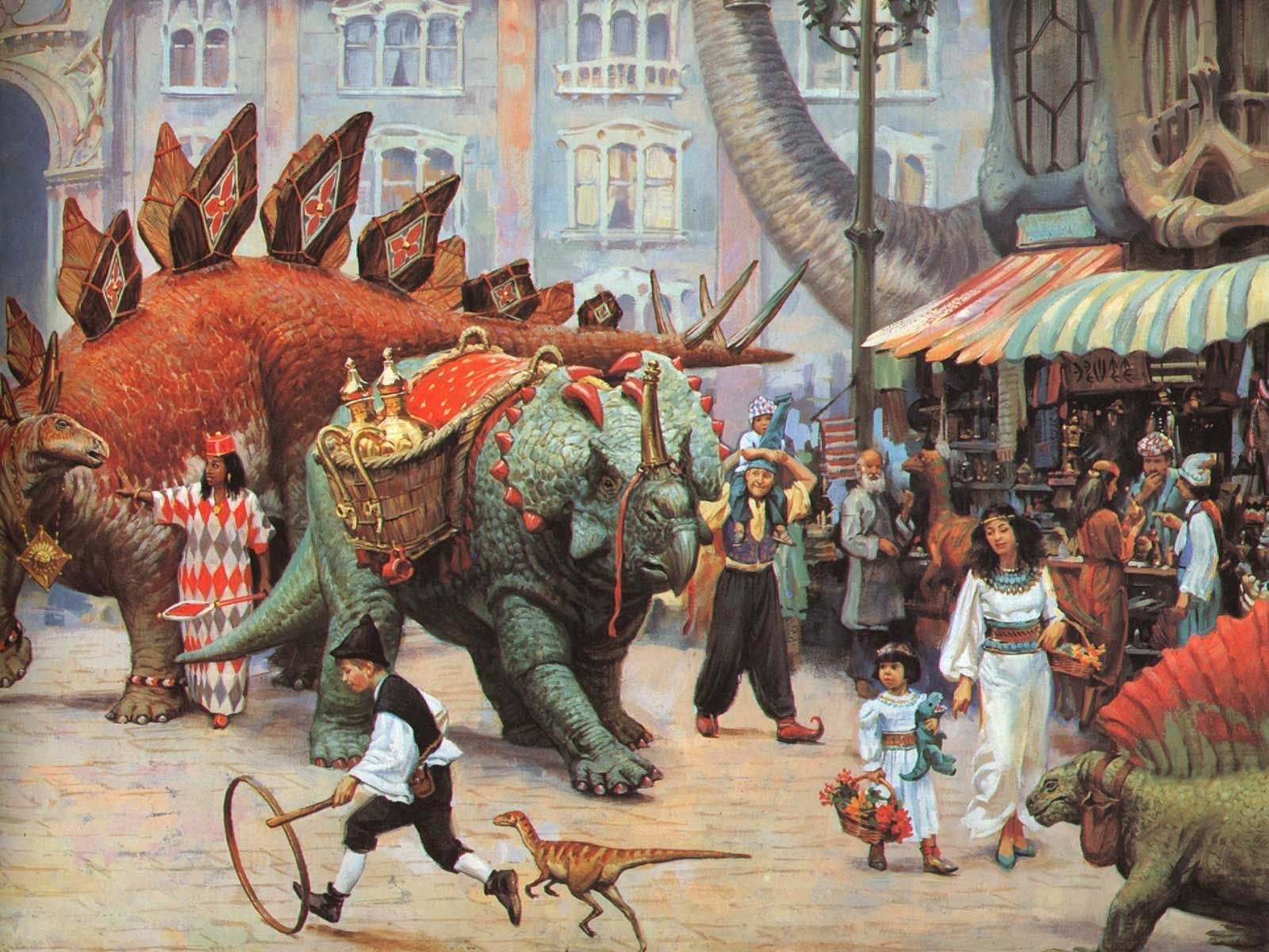 Dinotopia Author and Illustrator, James Gurney, and Rublev Colours Watercolors Set