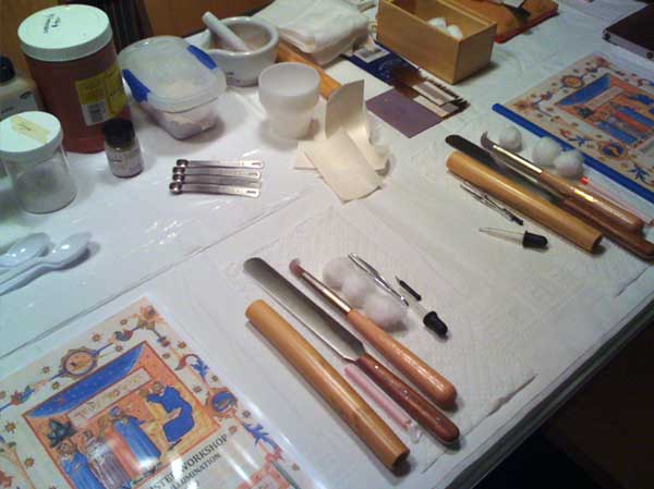 Gilding for Illuminators Workshop