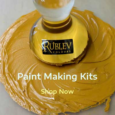 Shop Natural Pigments - Underpainting Lead White, Rublev Colours  Underpainting Lead White Oil-Alkyd Paint