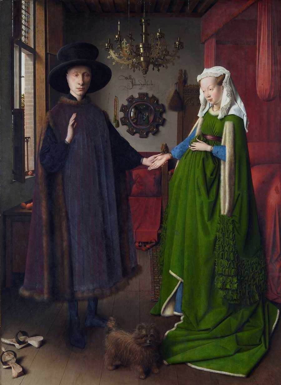 Arnolfini Double Portrait by Johann van_Eyck