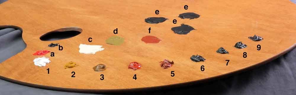 Old Masters' Palette - Gamblin Artists Colors