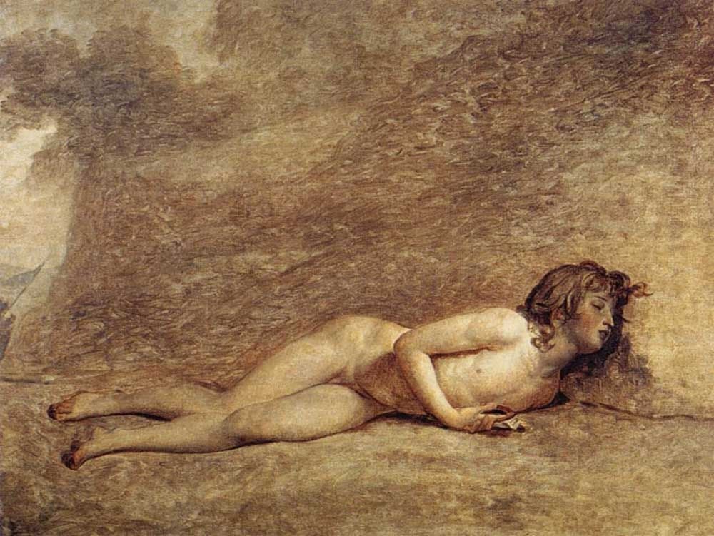 Jacques-Louis David, The Death of Bara, 1794, oil on canvas, 46.8 x 61.4 inches
