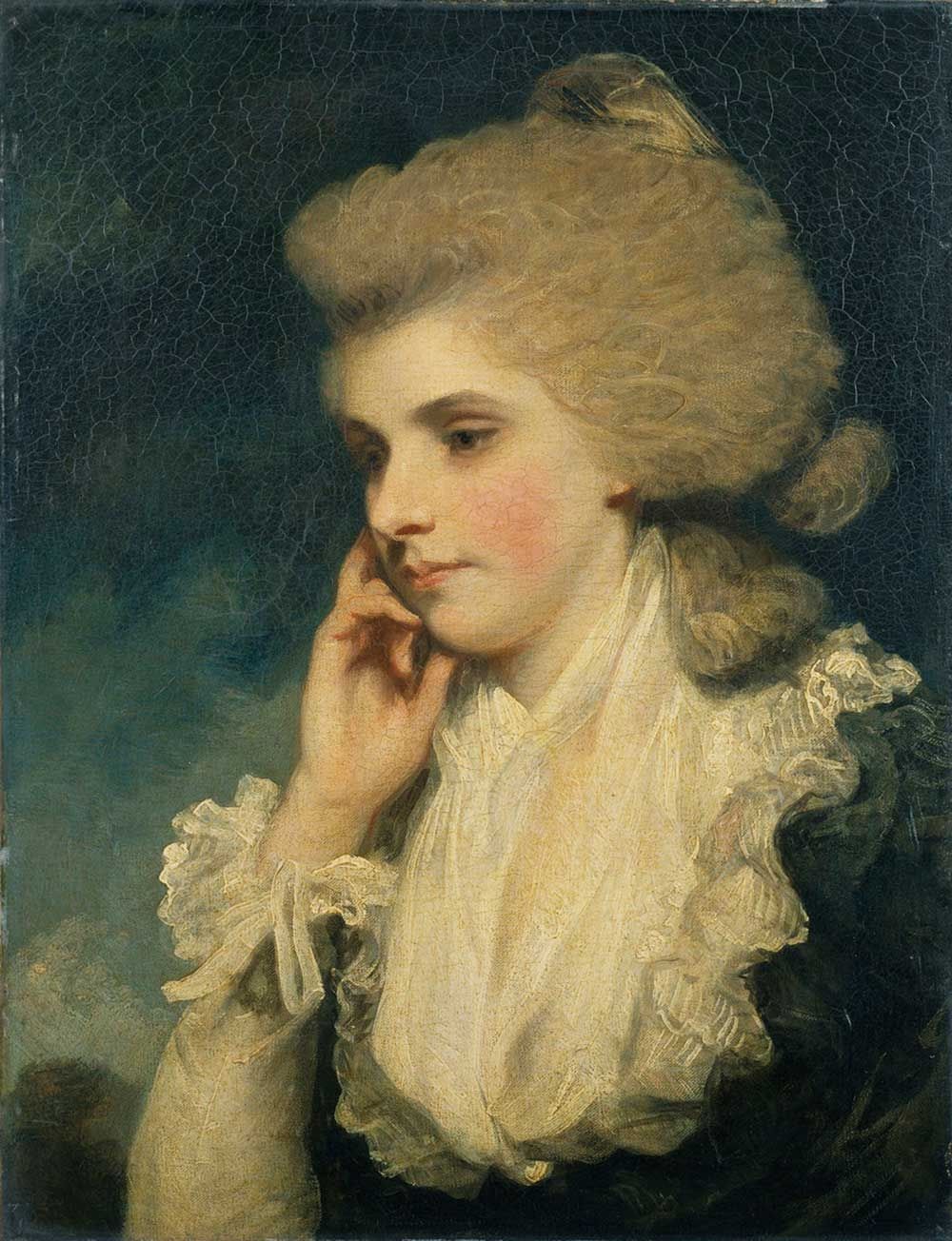 Joshua Reynolds, Lady Frances, Countess of Lincoln, 1781–1782, oil on canvas, 24.4 x 18.5 inches