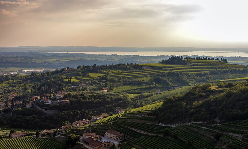 Location of Italian Green Umber in the Verona Province, Veneto, Italy