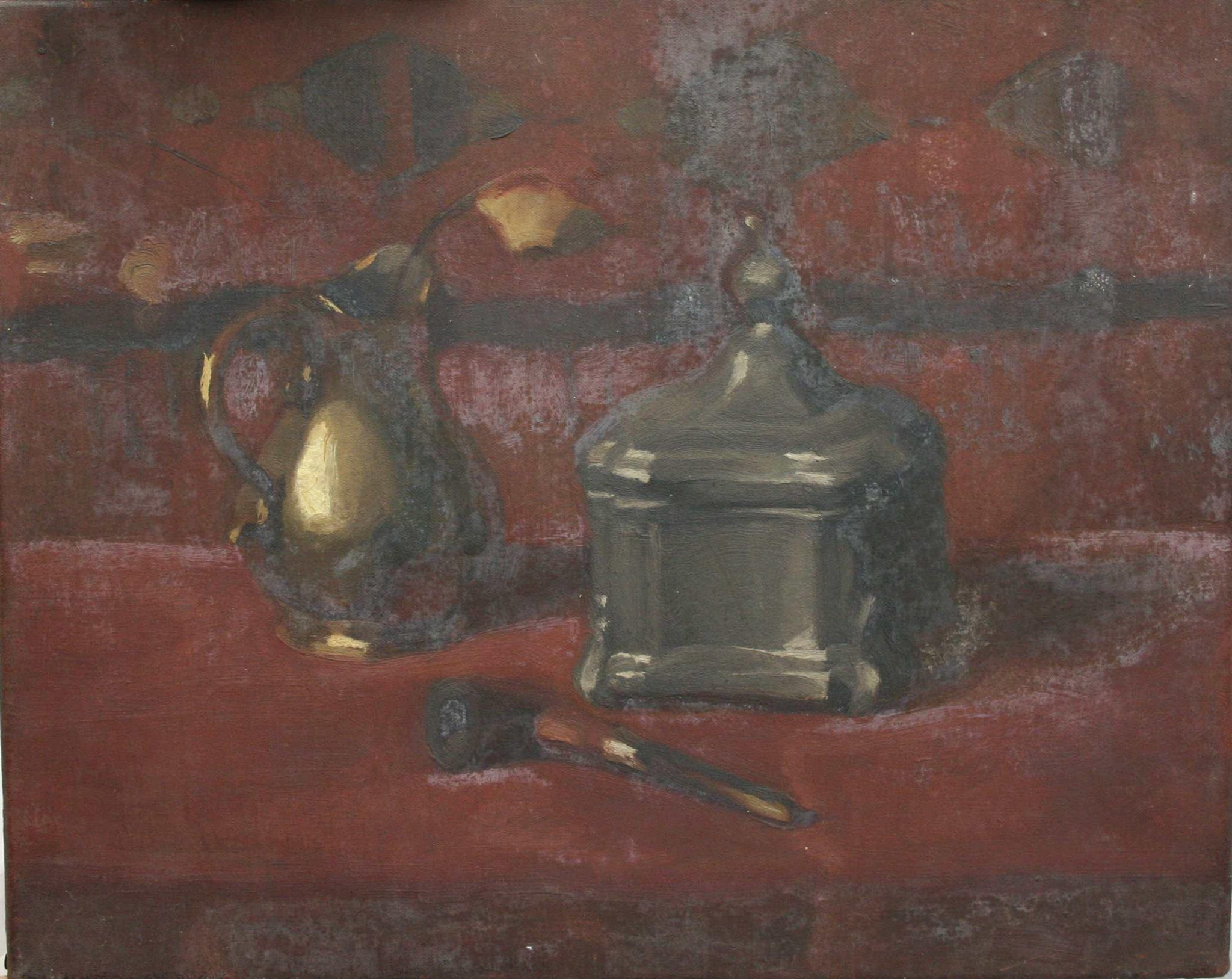 Haze on modern oil paintings