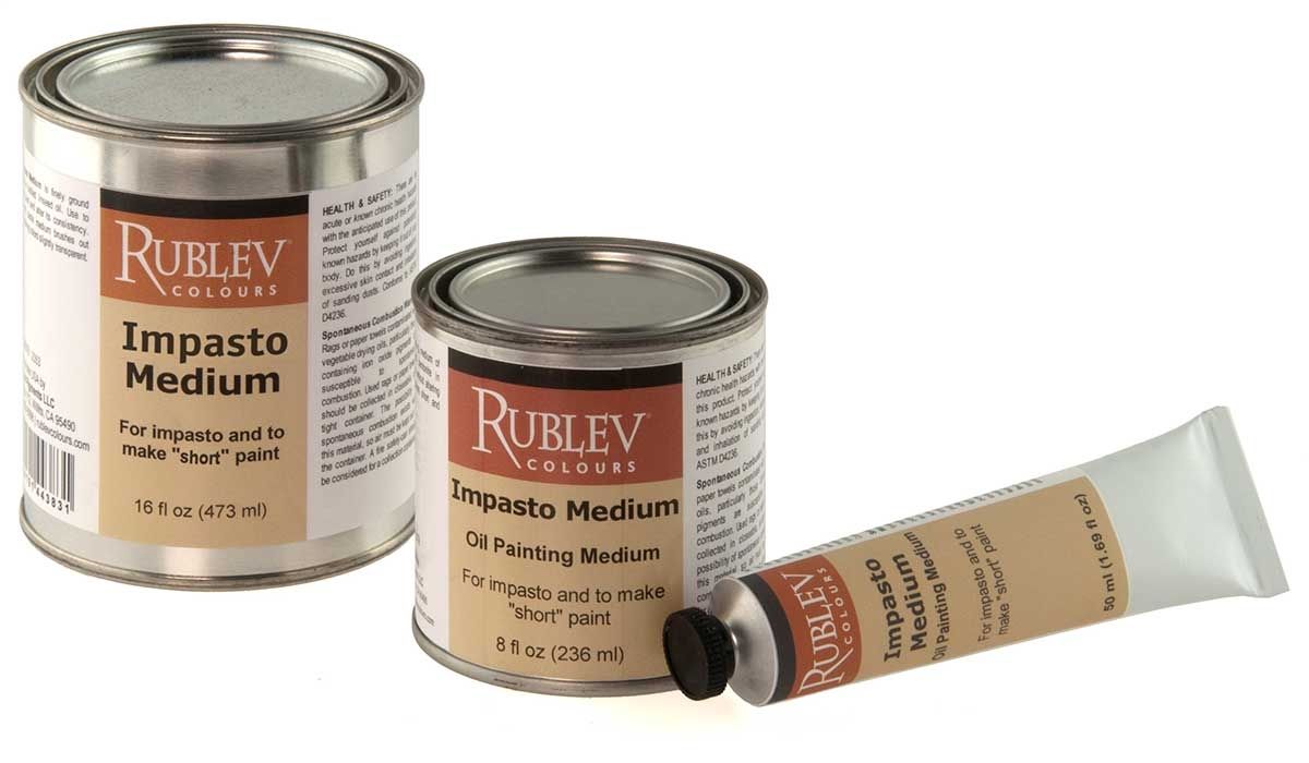 Rublev Colours Impasto Medium: Oil Painting Medium