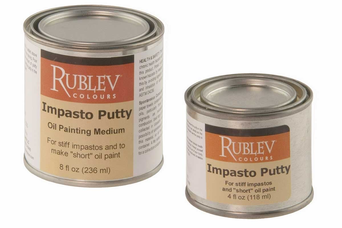 Rublev Colours Impasto Putty: Oil Painting Medium