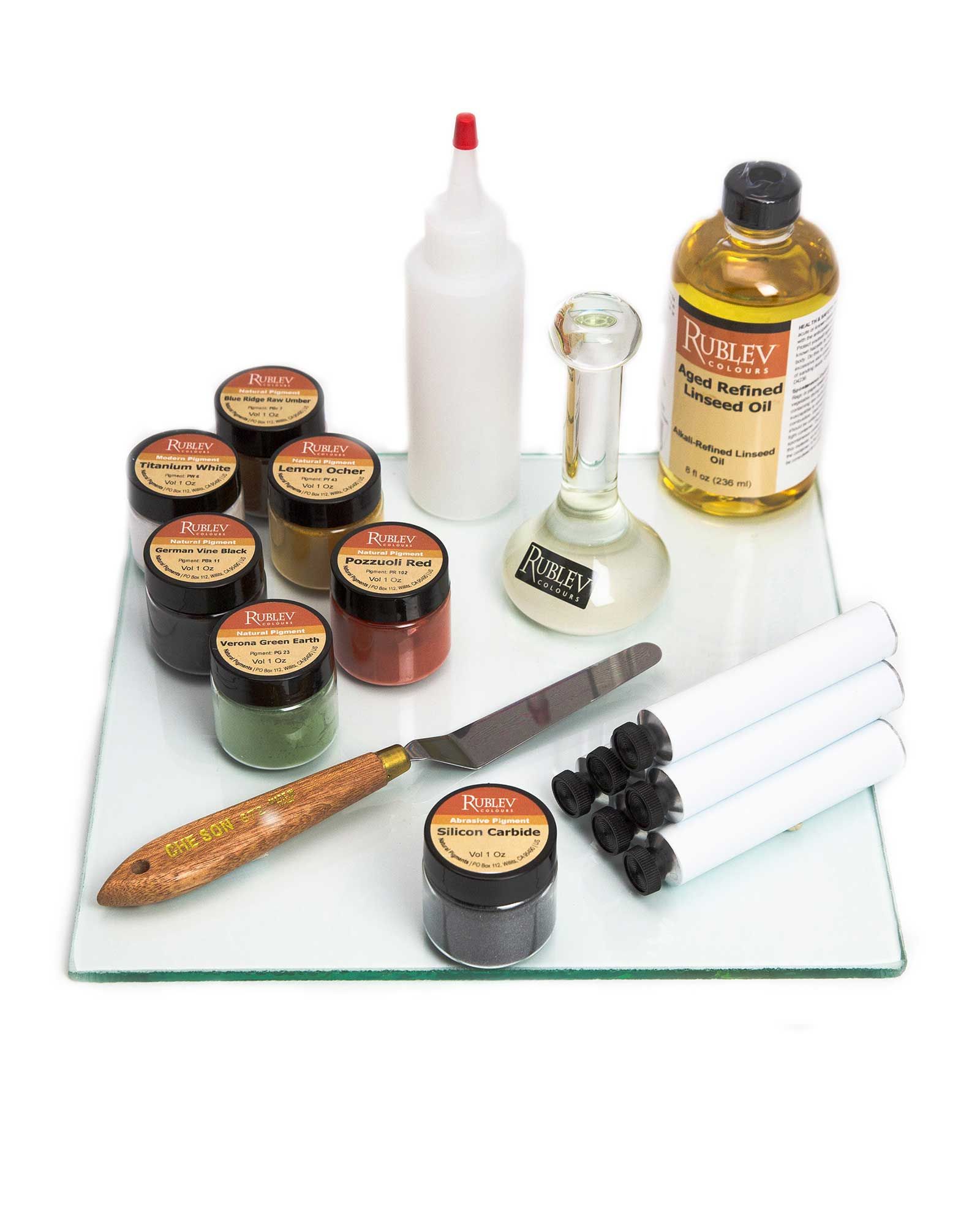Natural Pigments Oil Paint Making Kit
